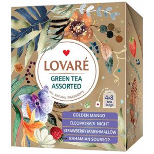 Чай Lovare Green Tea Assorted зеленый 32 шт. (79655)