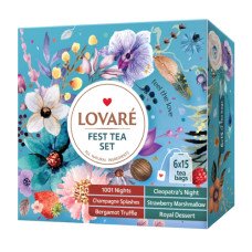 Набір чаїв пакетований LOVARE Fest tea set асорті 90 шт. (79907)