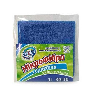 Салфетка Хосен универсальная из микрофибры 1 шт. Ассорти (826918)