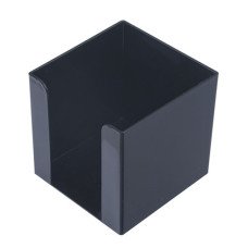 Пластиковый бокс для бумаги Арника 90х90х90 мм Черный (83033) Пластиковый бокс для бумаги Арника 90х90х90 мм Черный (83033)