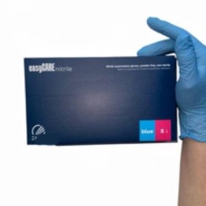 Перчатки EasyCare нитриловые неопудренные S 100 шт. Синие (892147)