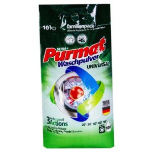 Пральний порошок універсальний Purmat 100 циклів прання 10 кг (932966)
