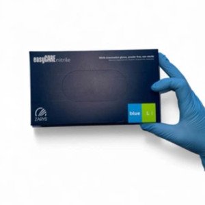 Перчатки EasyCare нитриловые неопудренные L 100 шт. Синие (957151)