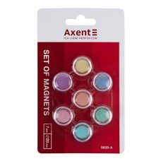 Набор магнитов Axent Pastelini 20 мм 7 шт. (9828-A)