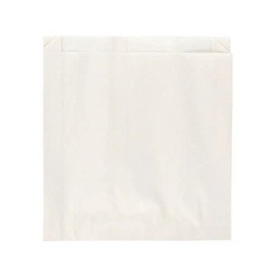 Пакет картонный для фри 11х11х3 см белый (51)