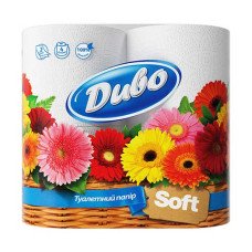 Папір туалетний Диво Soft двошаровий 17,25 м 4 шт. (99774) Папір туалетний Диво Soft двошаровий 17,25 м 4 шт. (99774)