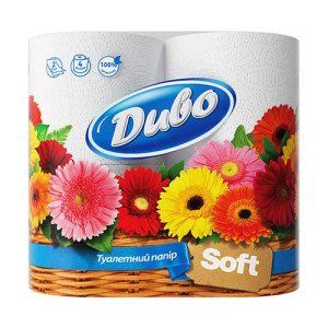 Туалетная бумага Чудо Soft двухслойная 17,25 м 4 шт. (99774)