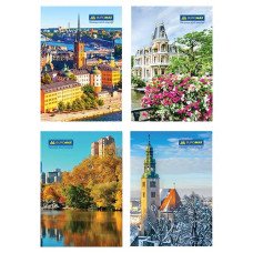 Зошит Buromax А4 в твердій обкладинці 96 аркушів у клітинку (BM.2408) Зошит Buromax А4 в твердій обкладинці 96 аркушів у клітинку (BM.2408)