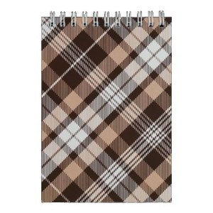 Блокнот Buromax Shotlandka A6 48 листов в клетку Коричневый (BM.2480-18)