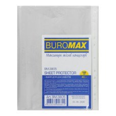 Файлы Buromax A4 40 мкм глянцевые Прозрачные 100 шт. (BM.3805)