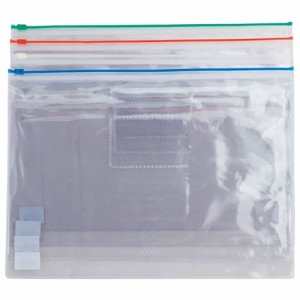 Папка-конверт на молнии Buromax zip-lock A4 Ассорти (BM.3946-99)