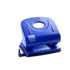 Дырокол металлический Buromax 30 л. Синий (BM.4038-02)