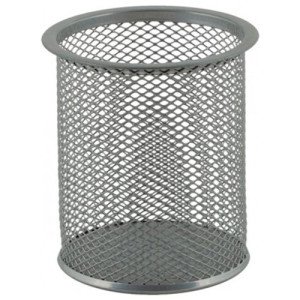 Металева підставка для ручок Buromax кругла Срібляста (BM.6202-24)