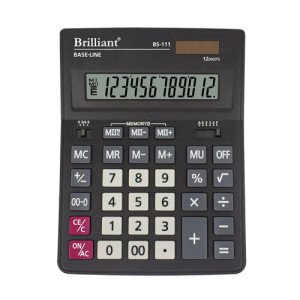 Калькулятор Brilliant 12-разрядный (BS-111)