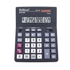 Калькулятор Brilliant 14-разрядный (BS-114)