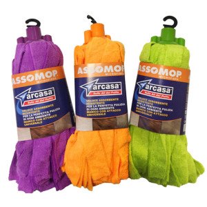 Сменная насадка на швабру Arcasa микрофибра ленточная 150 г (CV013-S)