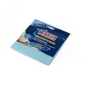 Салфетка для стекла и зеркал Arcasa микрофибра 19х19.5 см 1 шт. Синяя (DEP319)