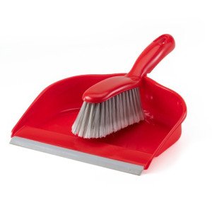 Набор для уборки Arcasa щетка+совок с резинкой (DEP518)