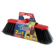Щітка для підлоги Arcasa двоволокниста пластиковий каркас (DEP546) Щітка для підлоги Arcasa двоволокниста пластиковий каркас (DEP546)