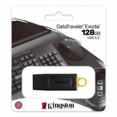 Флешка Kingston 128 Гб Black/Yellow (DTX-128GB)