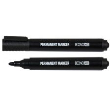 Маркер перманентный Economix 1-3 мм Черный (E11608-01)