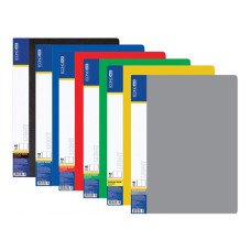 Папка пластиковая Economix A4 80 файлов Ассорти (E30608)