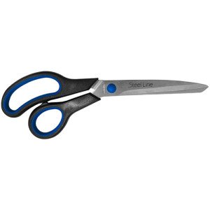 Ножницы офисные Economix 25 см Черные (E40405)