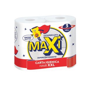 Туалетная бумага Maxi XXL трехслойная 17.98 м 12 шт. белый (MAX25)