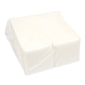 Салфетки Papero однослойные 21x21 см 400 шт. (NS038)