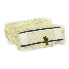 Концовка для швабры плоская с карманами 40 см хлопчатобумажная (NZS028)