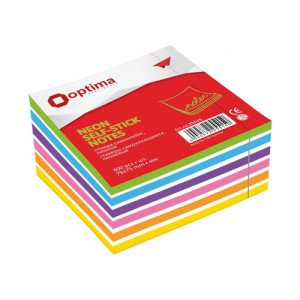Бумага для заметок Optima с клейким слоем 50х50 мм 250 листов (O25517) Бумага для заметок Optima с клейким слоем 50х50 мм 250 листов (O25517)