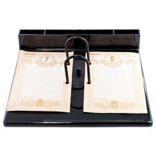 Пластиковая подставка для календаря КИП Черная (НКУ-03) Пластиковая подставка для календаря КИП Черная (НКУ-03)