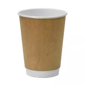 Стакан бумажный двустенный Romus 250 мл 25 шт. Евро Крафт+белый (R25025772)
