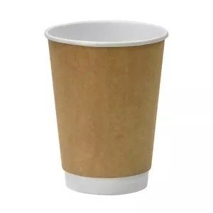 Стакан бумажный двустенный Romus 350 мл 25 шт. Евро Крафт+белый (R35025772)