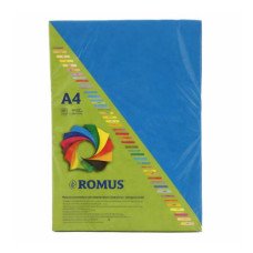 Бумага цветная Romus А4 80 г/м2 100 листов DB49 Темно-синяя (R51383)