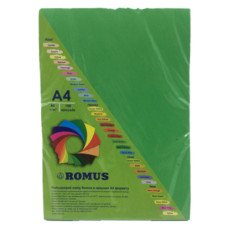 Бумага цветная Romus А4 80 г/м2 100 листов Темно-зеленая (R51390)