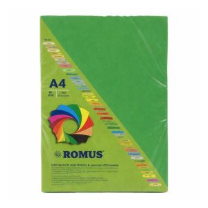 Бумага цветная Romus А4 80 г/м2 100 листов DB47 Темно-зеленая (R51390) Бумага цветная Romus А4 80 г/м2 100 листов DB47 Темно-зеленая (R51390)