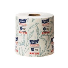 Полотенца бумажные Papero Джамбо двухслойные 1 рулон 400 отрывов Белые (RL028)