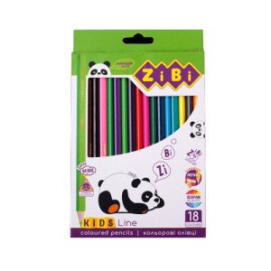 Карандаши цветные ZiBi Kids Line 18 цветов (ZB.2415)