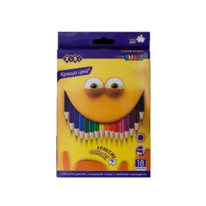  Карандаши цветные ZiBi Smart Line 18 цветов (ZB.2425)