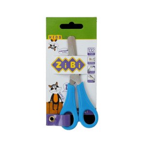 Ножиці дитячі з лінійкою ZiBi Kids Line 13.2 см Сині (ZB.5001-02)