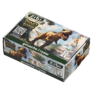 Краски гуашь ZiBi Dino Zone 6 цветов (ZB.6628)