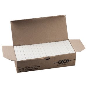 Мел белый ZiBi 100 шт. Квадратная (ZB.6712-12)