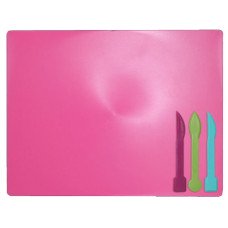 Доска для пластилина ZiBi 3 стека Розовая (ZB.6910-10) Доска для пластилина ZiBi 3 стека Розовая (ZB.6910-10)