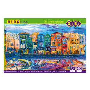 Альбом для рисования клееный ZiBi 40 листов разнообразный дизайн (ZB.1460) Альбом для рисования клееный ZiBi 40 листов разнообразный дизайн (ZB.1460)