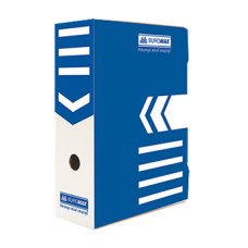 Архивный бокс Buromax для документов 100 мм Синий (BM.3261-02)