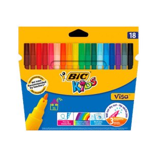 Фломастеры BIC Visa 18 цветов (bc888681)