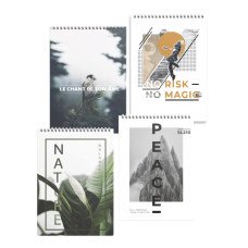 Блокнот Romus A5 48 листов в клеточку верхняя спираль (R44263)