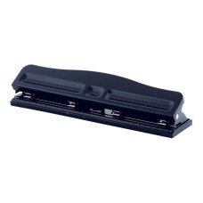 Дырокол металлический Buromax 10 листов Черный (BM.4095)
