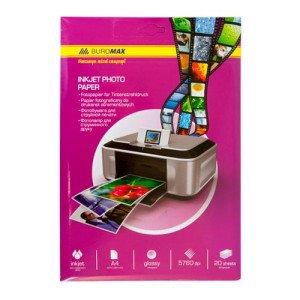 Фотобумага Buromax A4 180 г/м2 20 листов Глянцевая (BM.2220-4020)